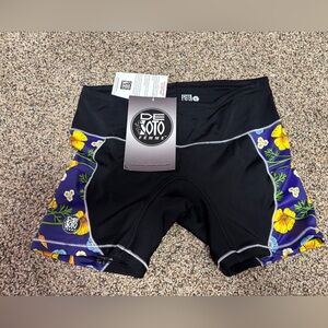 De Soto Femme NWT Micro Tri Short Wildflower Print Small